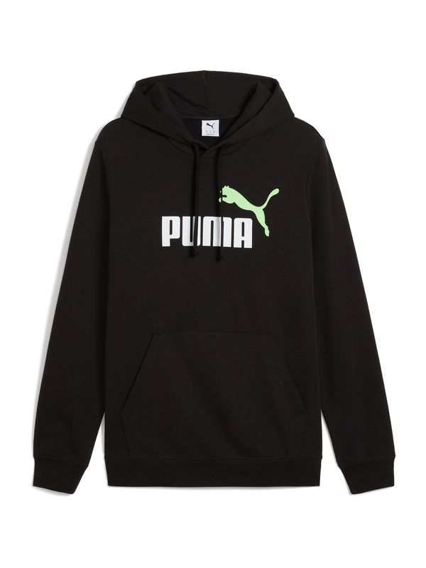 PUMA PUMA Sportska sweater majica 'ESS 2 No. 1'  pastelno zelena / crna / bijela