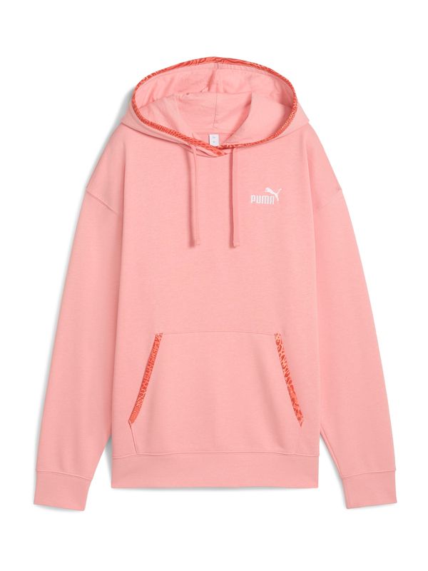 PUMA PUMA Sportska sweater majica 'ESS'  ciglasto crvena / pastelno narančasta / prljavo roza / bijela