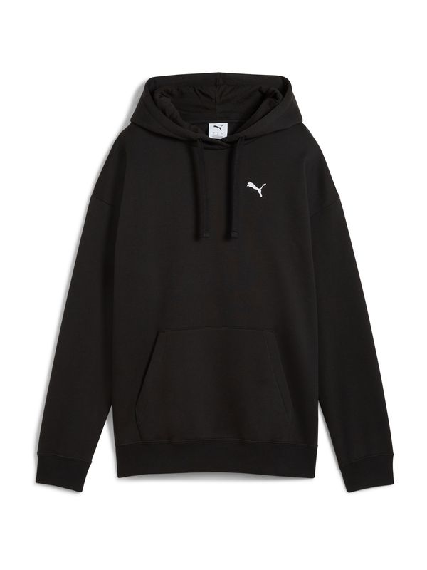 PUMA PUMA Sportska sweater majica 'ESS'  crna / bijela