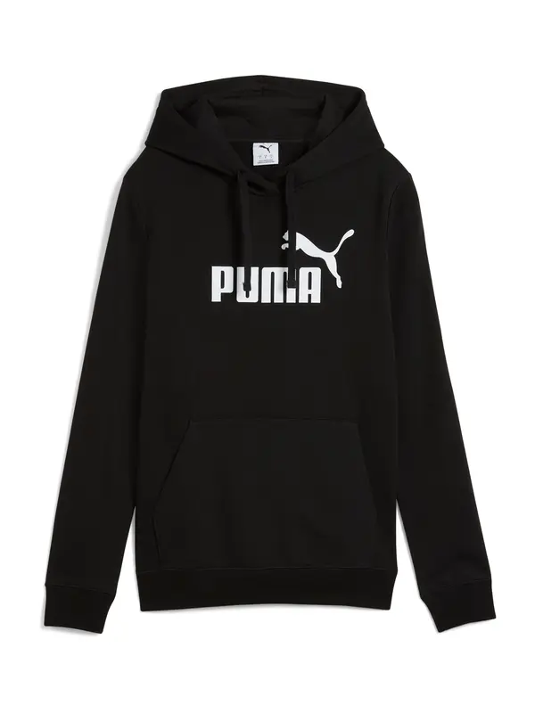 PUMA PUMA Sportska sweater majica 'ESS No. 1'  crna / bijela