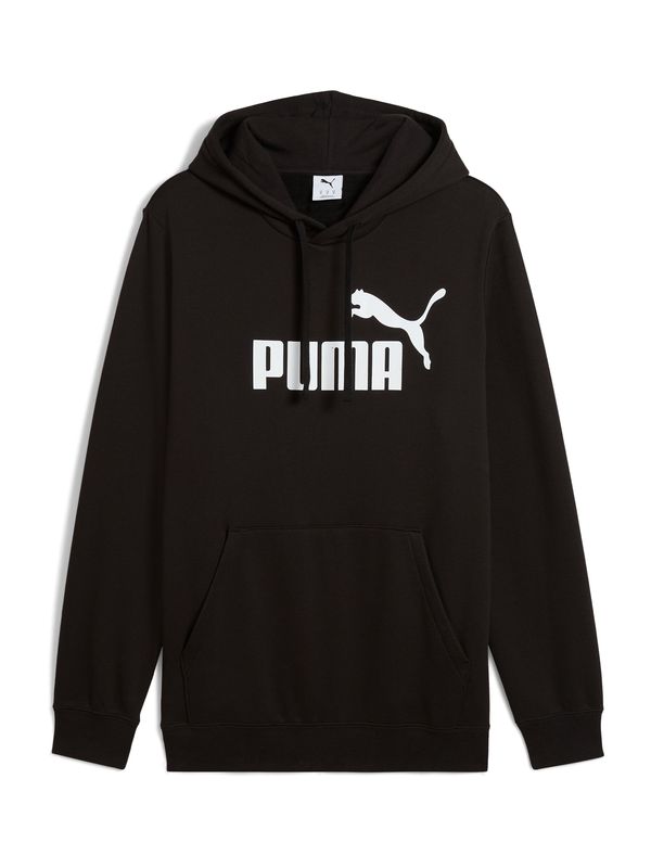 PUMA PUMA Sportska sweater majica 'ESS No. 1'  crna / bijela