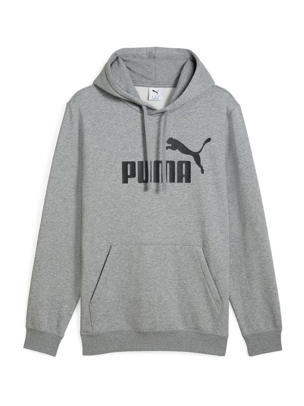 PUMA PUMA Sportska sweater majica 'ESS No. 1'  siva / crna
