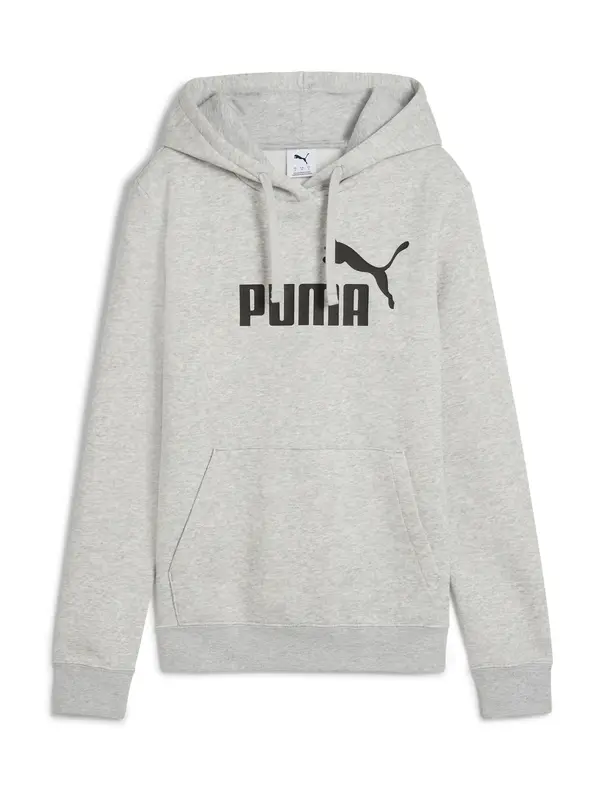 PUMA PUMA Sportska sweater majica 'ESS No. 1'  svijetlosiva / crna