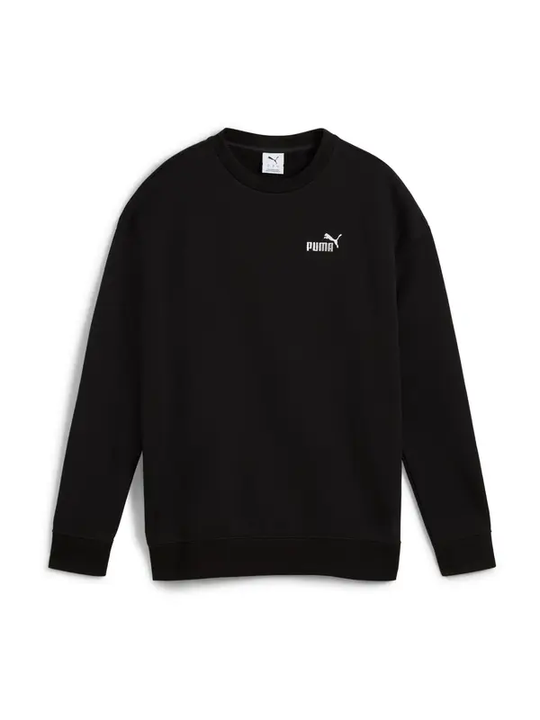 PUMA PUMA Sportska sweater majica 'ESS Small No. 1'  crna / bijela