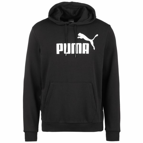 PUMA PUMA Sportska sweater majica 'Essentials'  crna / bijela