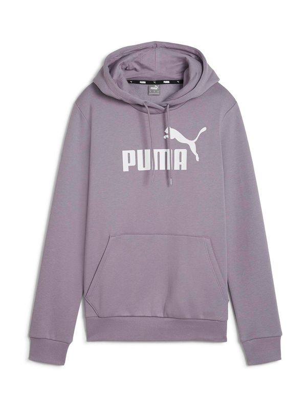 PUMA PUMA Sportska sweater majica 'Essentials'  šljiva / bijela