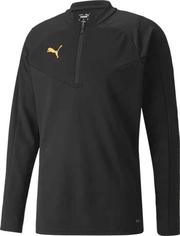 PUMA PUMA Sportska sweater majica 'IndividualFINAL'  žuta / crna