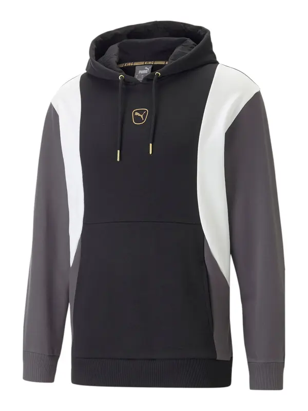 PUMA PUMA Sportska sweater majica 'King'  zlatna / taupe siva / crna / bijela