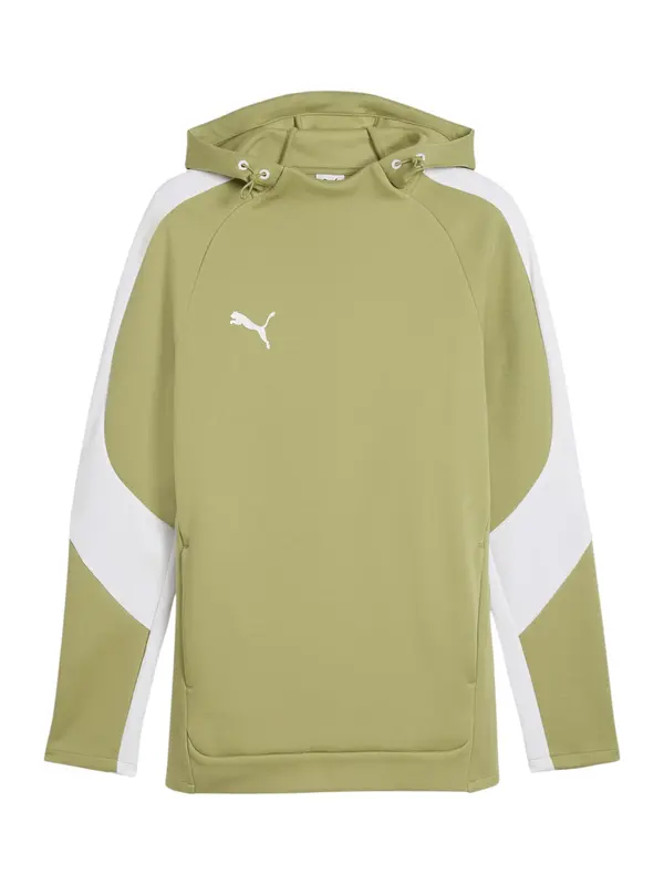 PUMA PUMA Sportska sweater majica  maslinasta / bijela