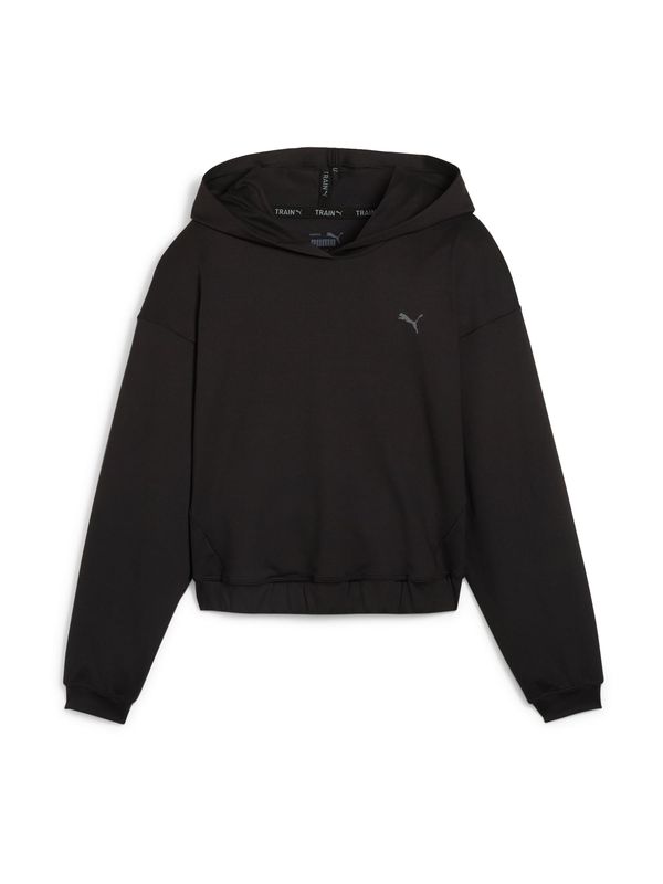 PUMA PUMA Sportska sweater majica 'Studio Foundations'  siva / crna