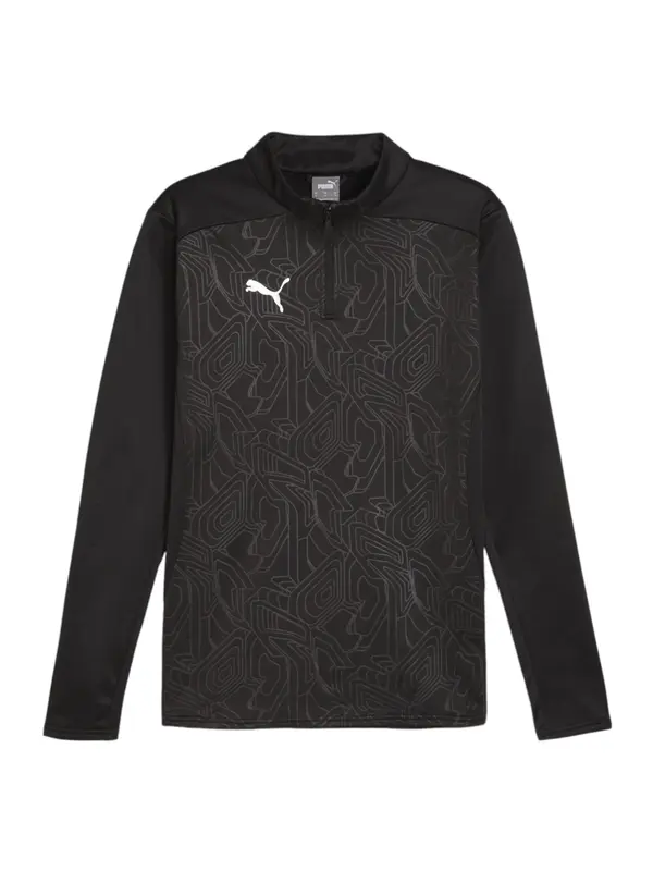PUMA PUMA Sportska sweater majica  tamo siva / crna