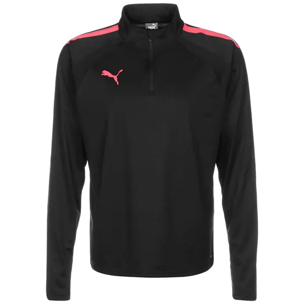 PUMA PUMA Sportska sweater majica 'Team Liga'  crvena / crna