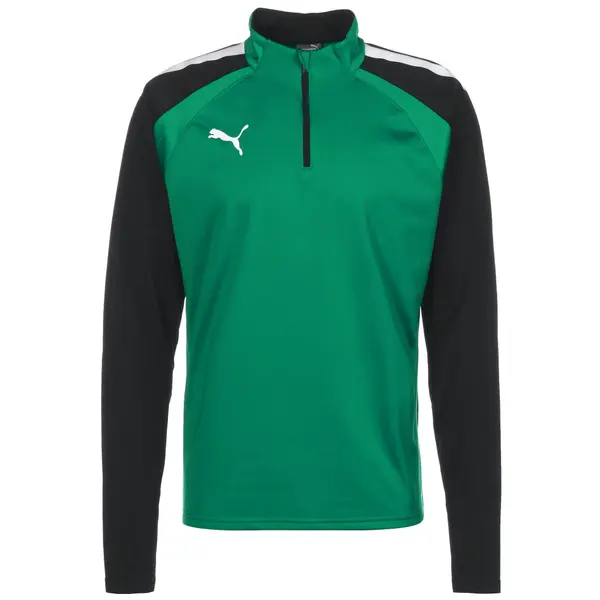 PUMA PUMA Sportska sweater majica 'Team Liga'  zelena / crna