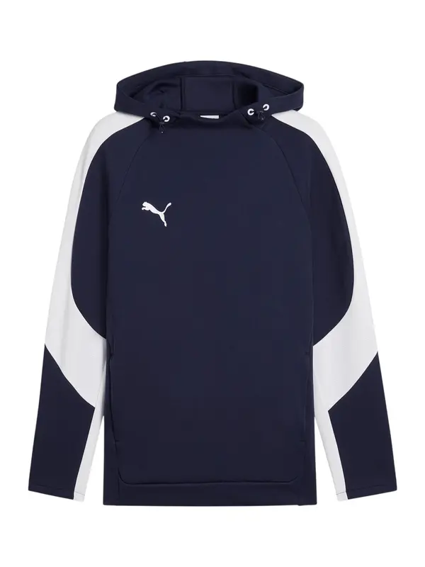 PUMA PUMA Sportska sweater majica 'TeamEvostripe'  plava / bijela