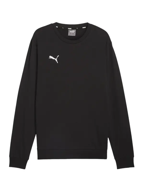 PUMA PUMA Sportska sweater majica 'TeamGoal'  crna / bijela