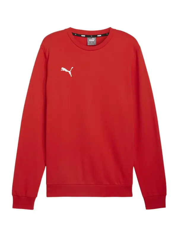 PUMA PUMA Sportska sweater majica 'TeamGoal'  crvena / bijela