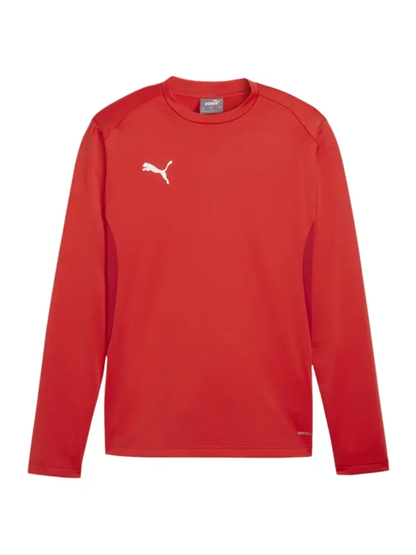 PUMA PUMA Sportska sweater majica 'teamGOAL'  crvena / bijela