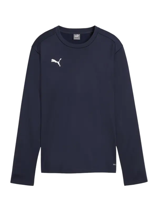 PUMA PUMA Sportska sweater majica 'TeamGoal'  morsko plava / bijela