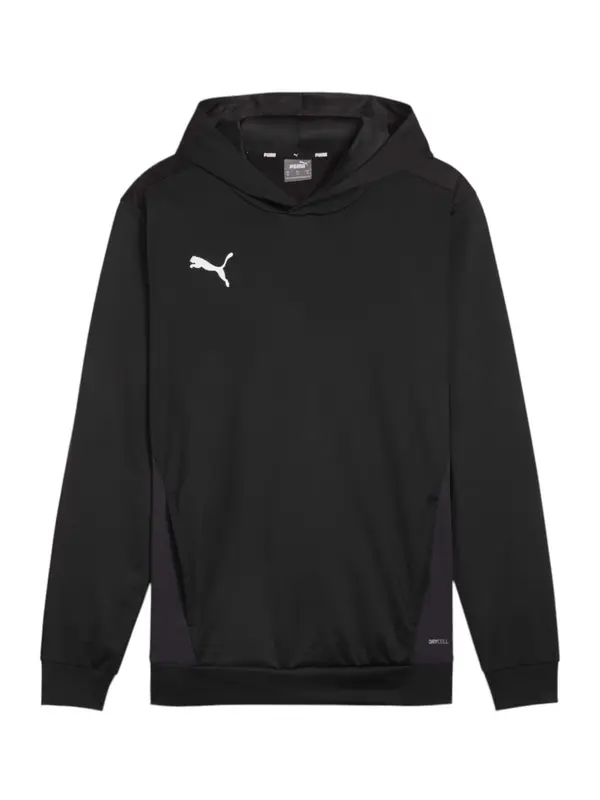 PUMA PUMA Sportska sweater majica 'TeamGoal'  tamno ljubičasta / crna / bijela