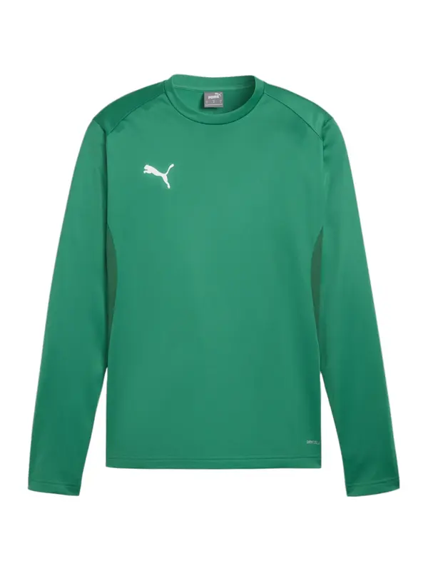 PUMA PUMA Sportska sweater majica 'teamGOAL'  zelena / bijela