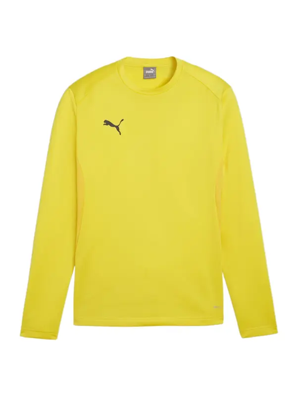 PUMA PUMA Sportska sweater majica 'TeamGOAL'  žuta / crna