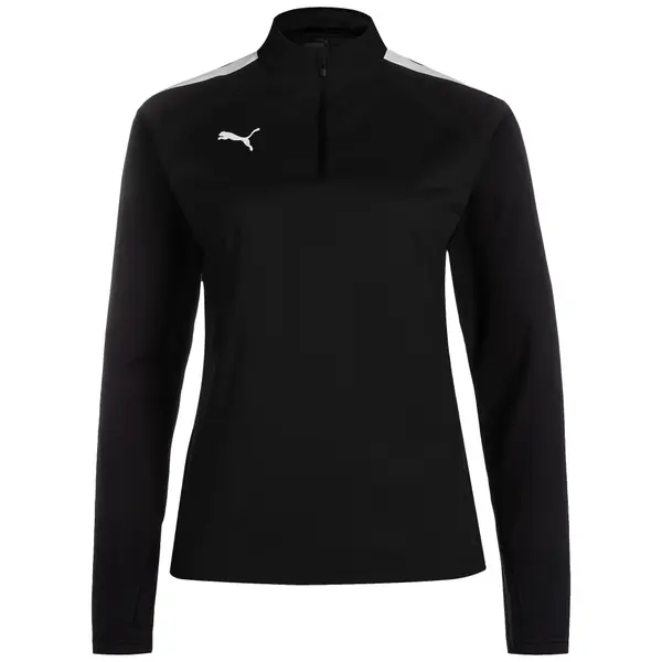 PUMA PUMA Sportska sweater majica 'TeamLiga'  crna / bijela
