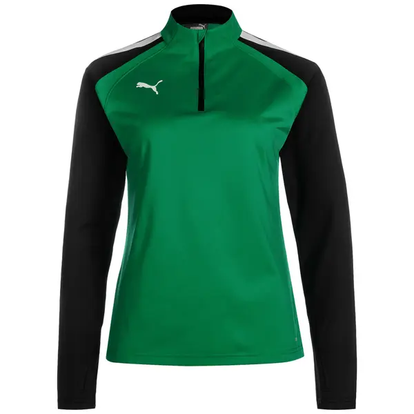 PUMA PUMA Sportska sweater majica 'TeamLiga'  zelena / crna / bijela