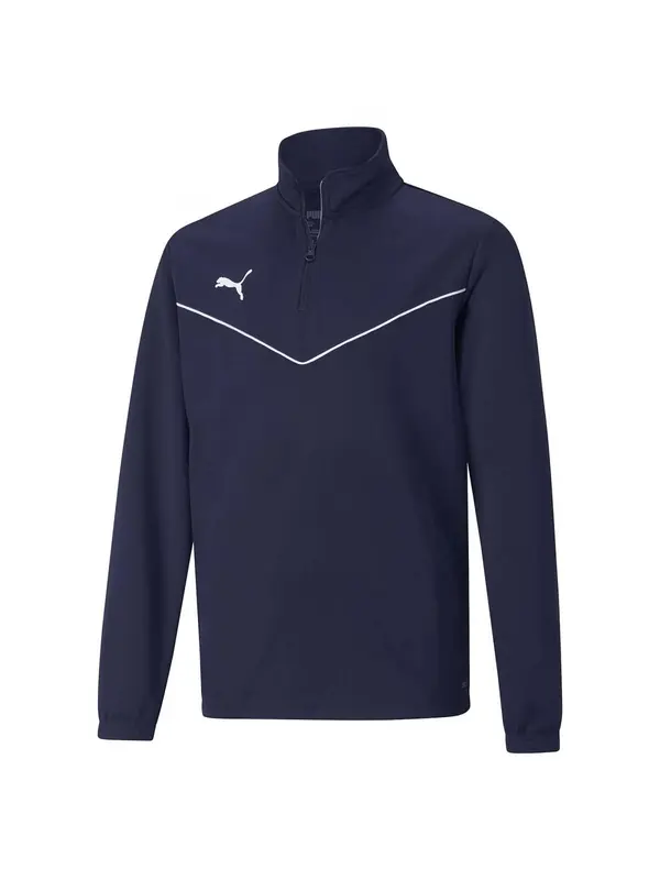 PUMA PUMA Sportska sweater majica 'TeamRise'  tamno plava / bijela