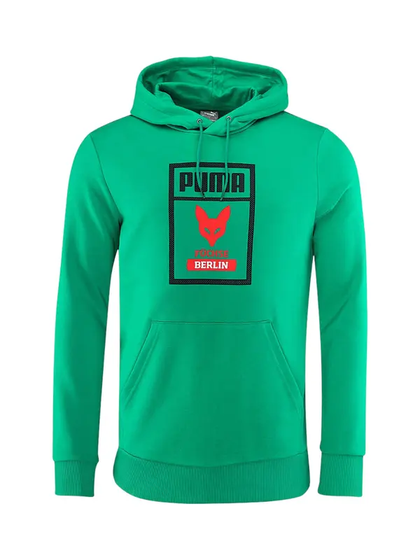 PUMA PUMA Sportska sweater majica  zelena / crvena / crna