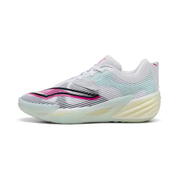 PUMA PUMA Sportske cipele 'All-Pro Nitro™ 2'  menta / tamno roza / crna / bijela