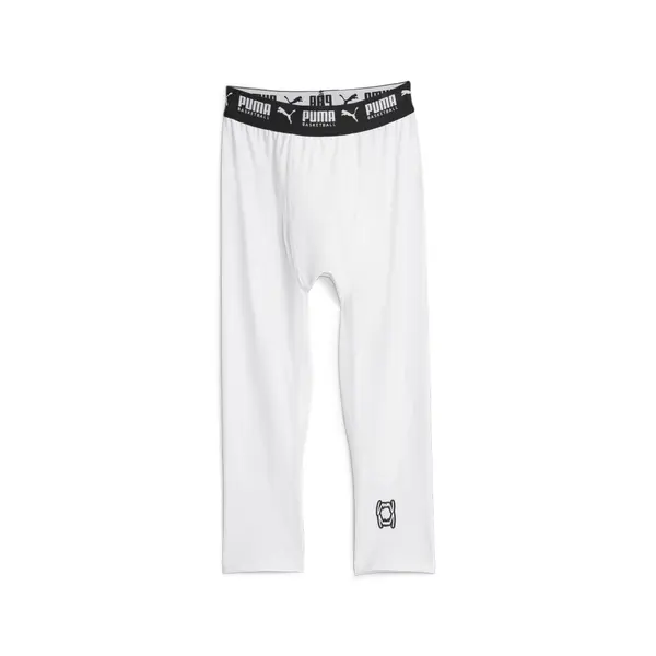 PUMA PUMA Sportske gaće 'Hoops Team'  crna / bijela