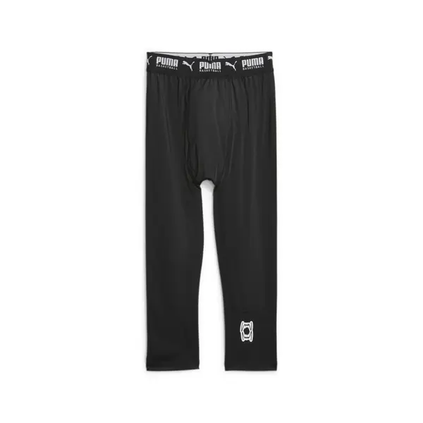 PUMA PUMA Sportske gaće 'Hoops Team'  crna / bijela
