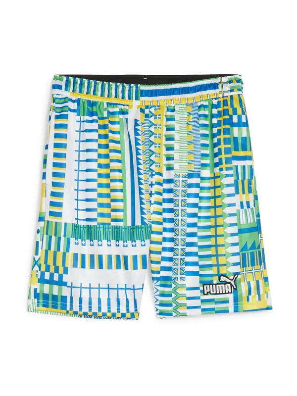 PUMA PUMA Sportske hlače  azur / limun / limeta / bijela