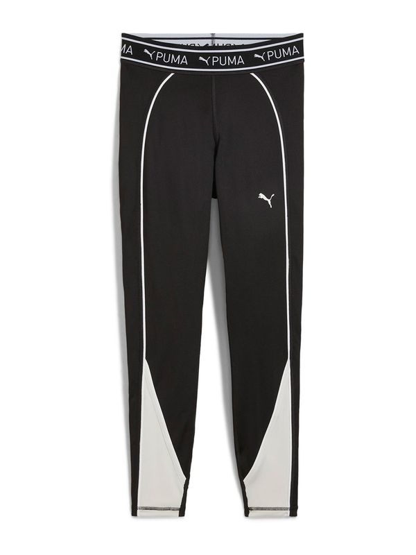 PUMA PUMA Sportske hlače  crna / bijela