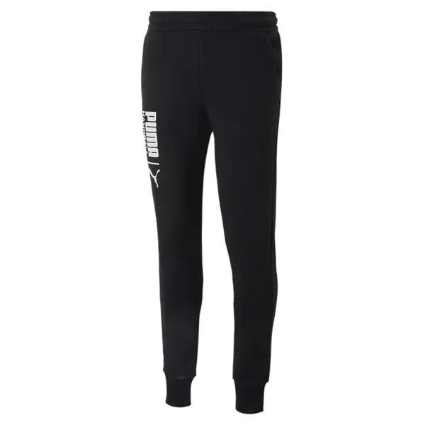 PUMA PUMA Sportske hlače  crna / bijela