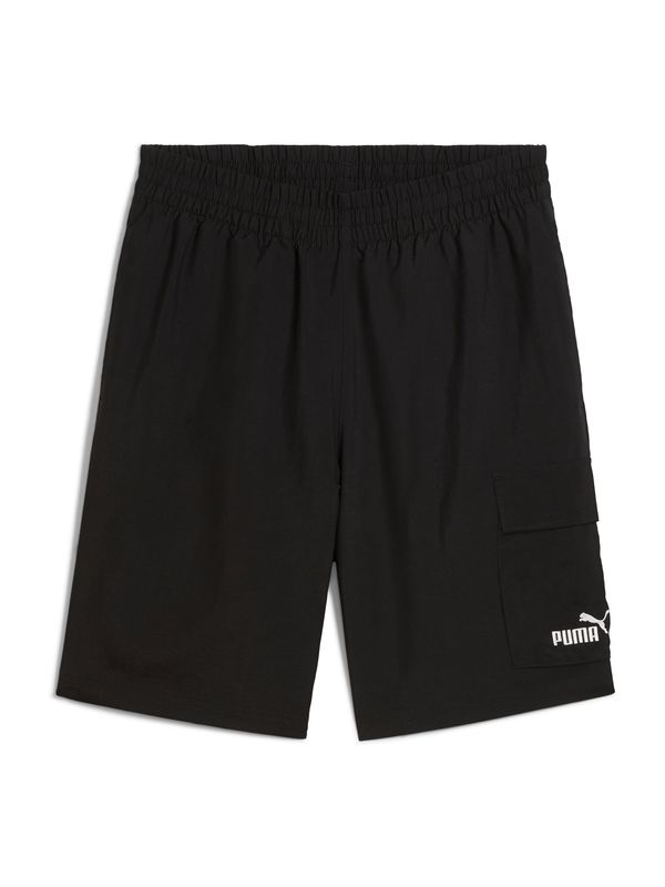 PUMA PUMA Sportske hlače 'ESS No. 1'  crna / bijela