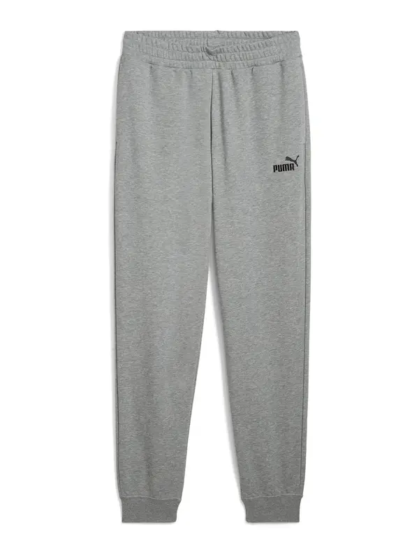 PUMA PUMA Sportske hlače 'Ess No. 1'  siva melange / crna