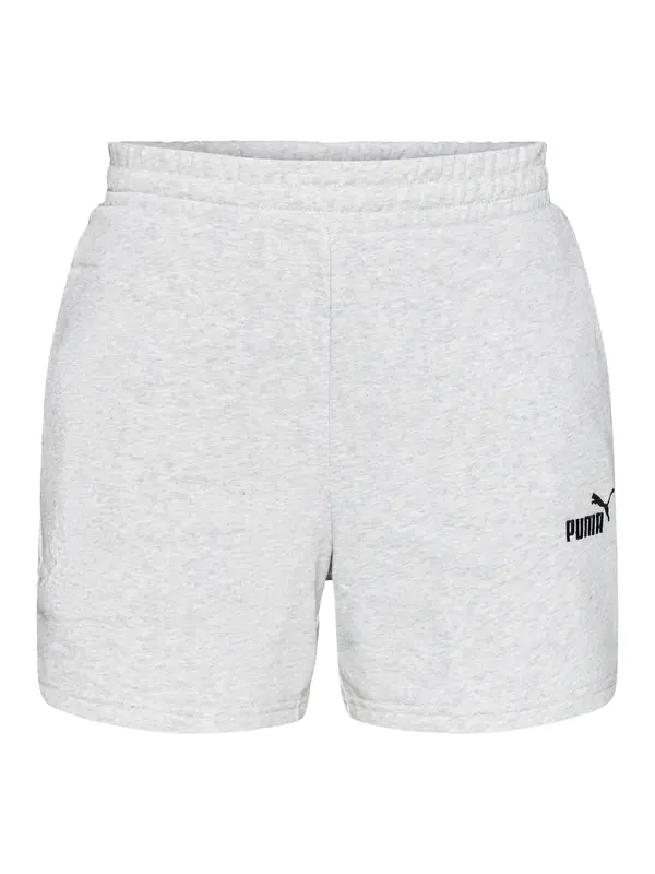 PUMA PUMA Sportske hlače 'ESS No. 1'  svijetlosiva / crna