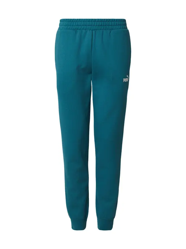 PUMA PUMA Sportske hlače 'ESS No. 1'  žad / bijela