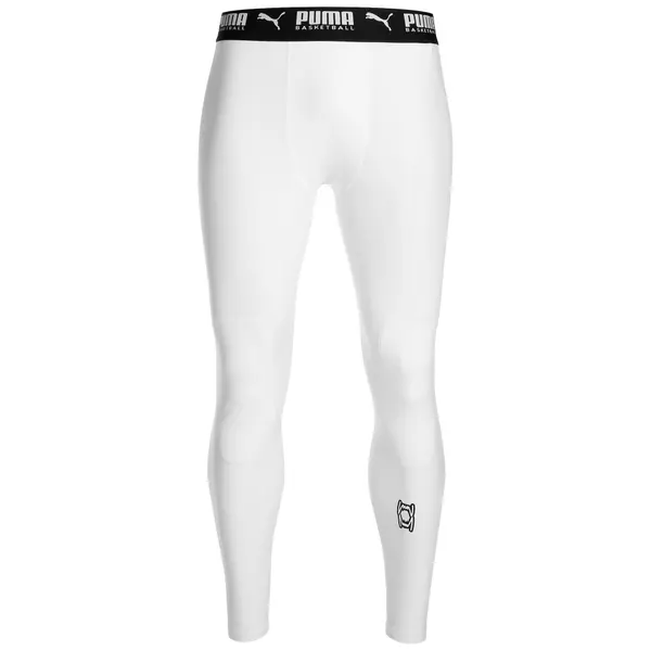 PUMA PUMA Sportske hlače 'Hoops Team'  crna / bijela
