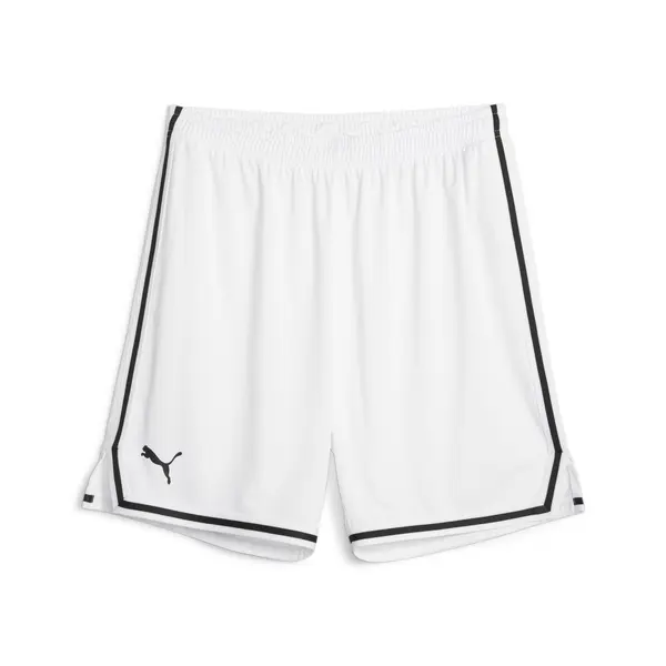 PUMA PUMA Sportske hlače 'Hoops Team Game'  crna / bijela