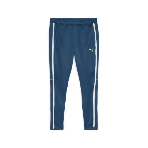 PUMA PUMA Sportske hlače 'Individual Blaze'  crno plava / jabuka / ružičasto crvena / bijela
