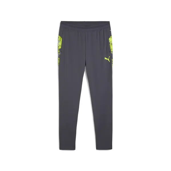 PUMA PUMA Sportske hlače 'IndividualCUP'  siva / limeta