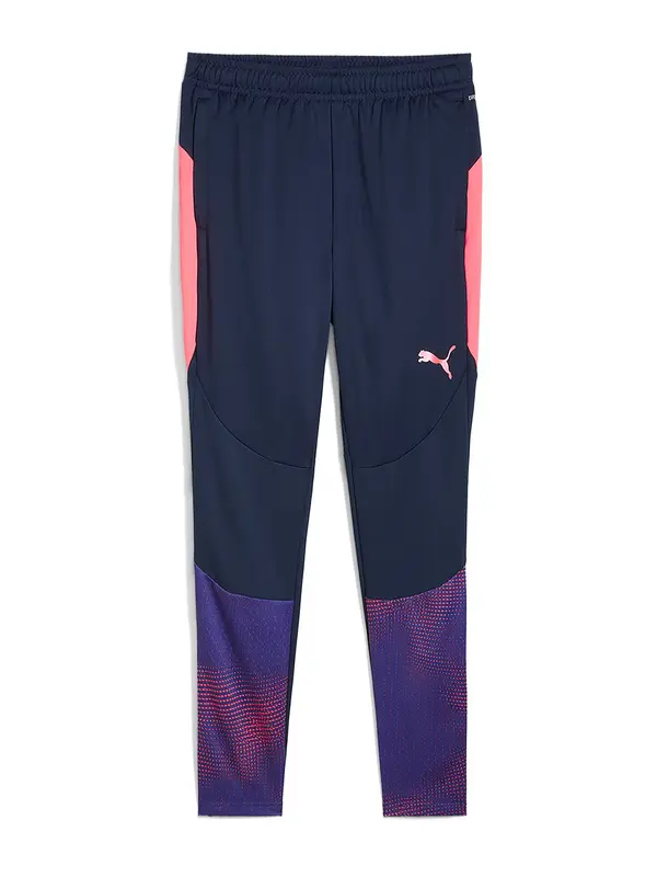 PUMA PUMA Sportske hlače 'IndividualFinal'  mornarsko plava / ljubičasto plava / losos
