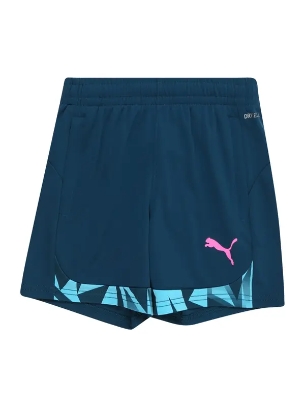 PUMA PUMA Sportske hlače 'IndividualFINAL'  svijetloplava / petrol / roza