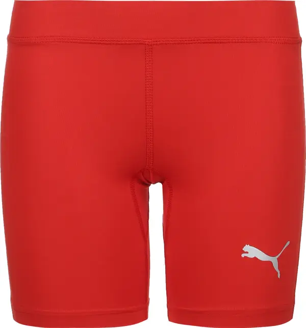 PUMA PUMA Sportske hlače 'Liga'  crvena / bijela