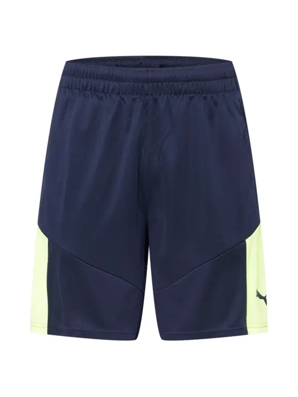 PUMA PUMA Sportske hlače  mornarsko plava / svijetlozelena