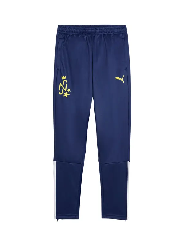 PUMA PUMA Sportske hlače 'Puma x Neymar Jr'  tamno plava / limun / prljavo bijela