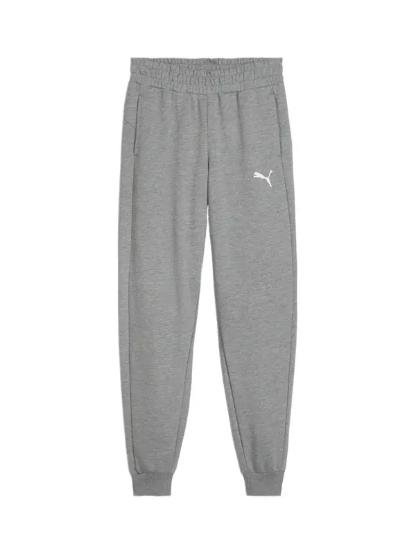 PUMA PUMA Sportske hlače  siva melange / bijela