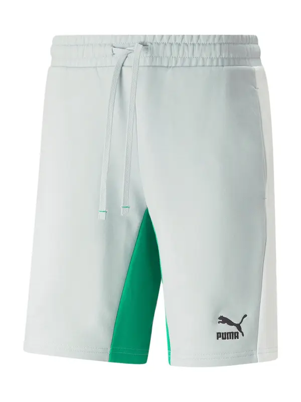 PUMA PUMA Sportske hlače  svijetlosiva / zelena / bijela